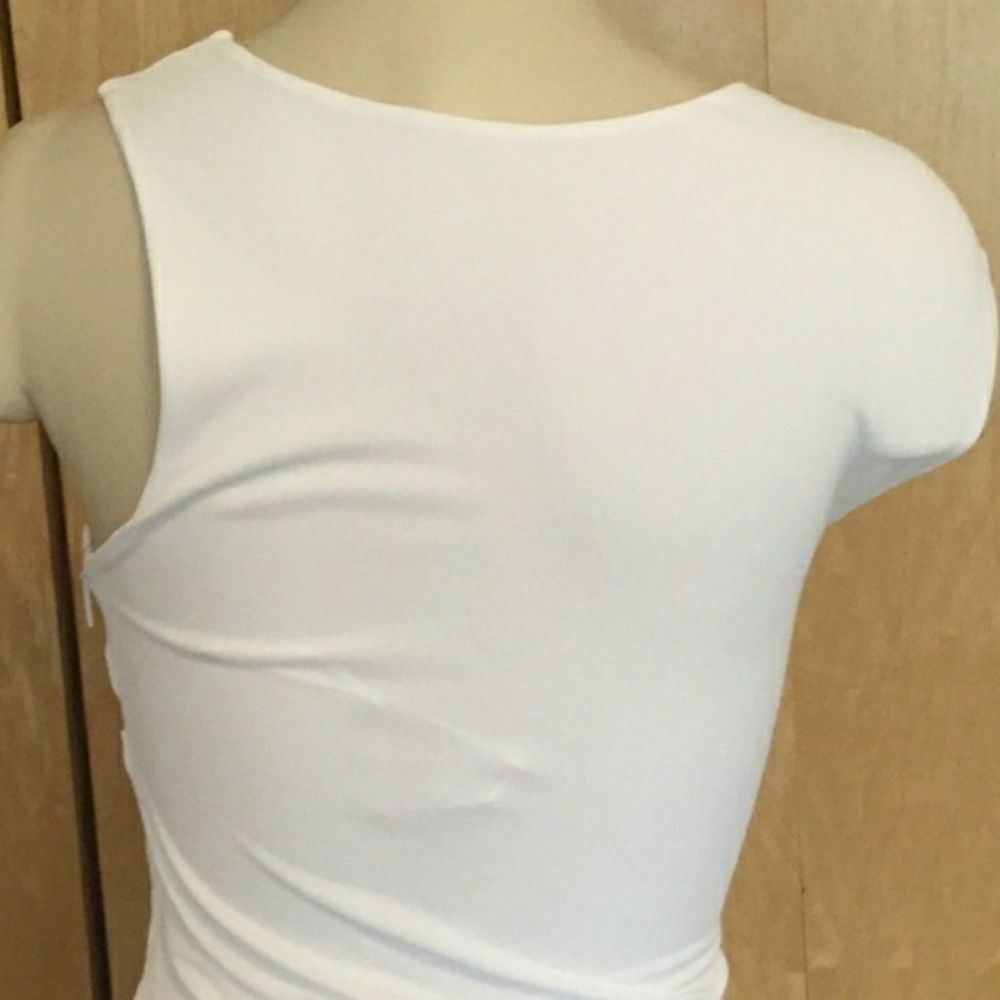Roberto Cavalli viscose jersey white draped Dress - Picture 6 of 7